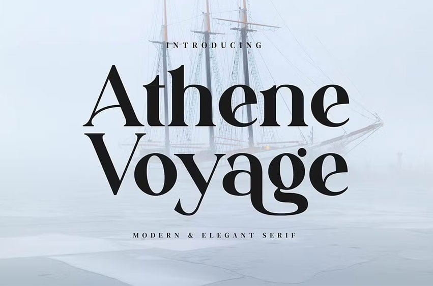 Athene Voyage Stylish Serif Font
