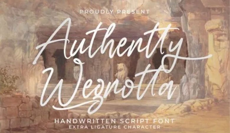 Authentty Wegnotta Font