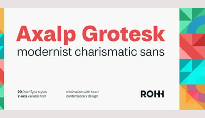 Axalp Grotesk Variable Font