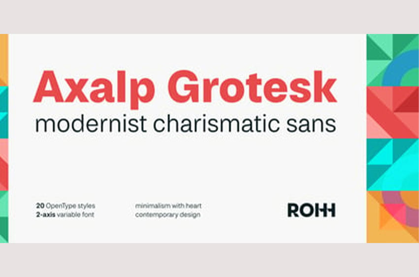 Axalp Grotesk Variable Font