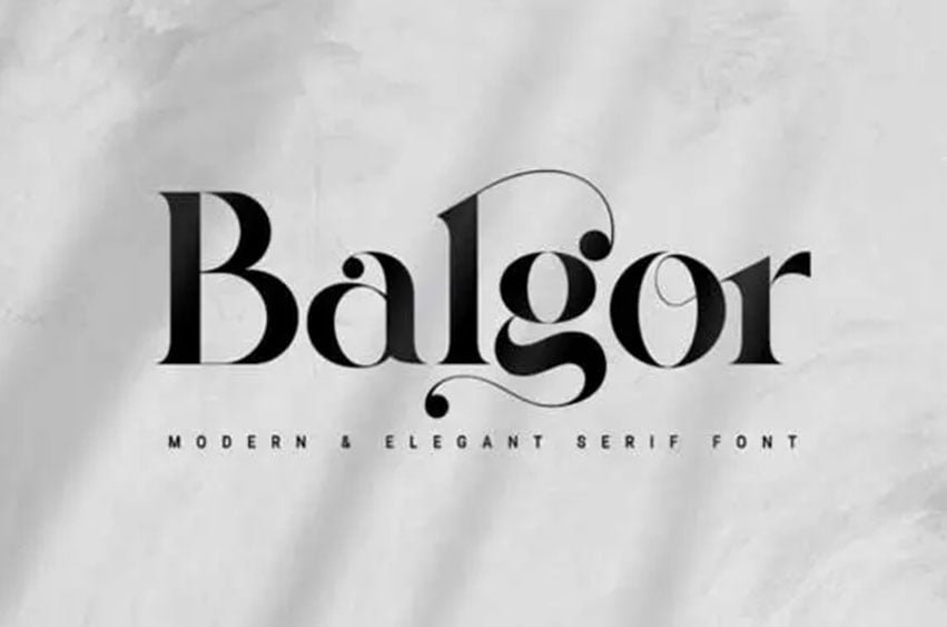 Balgor Font