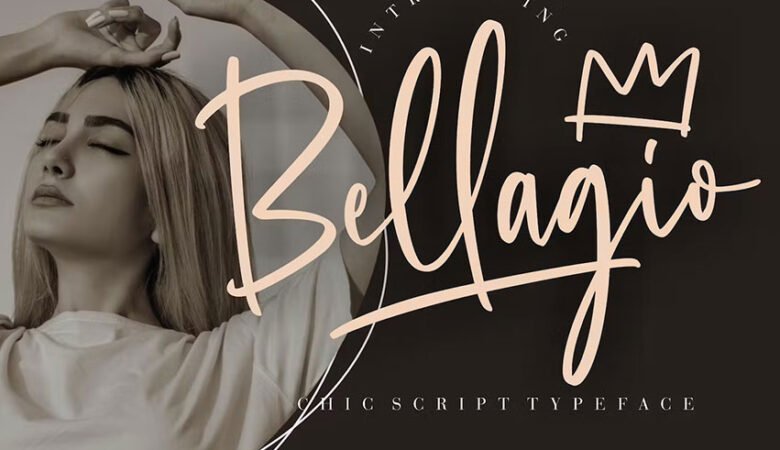 Bellagio Chic Script Font