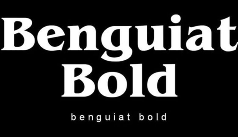 Benguiat Bold Font