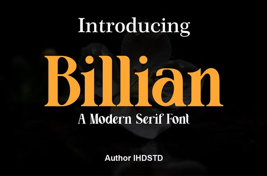 Billian A Modern Serif Font