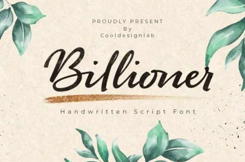 Billioner Font