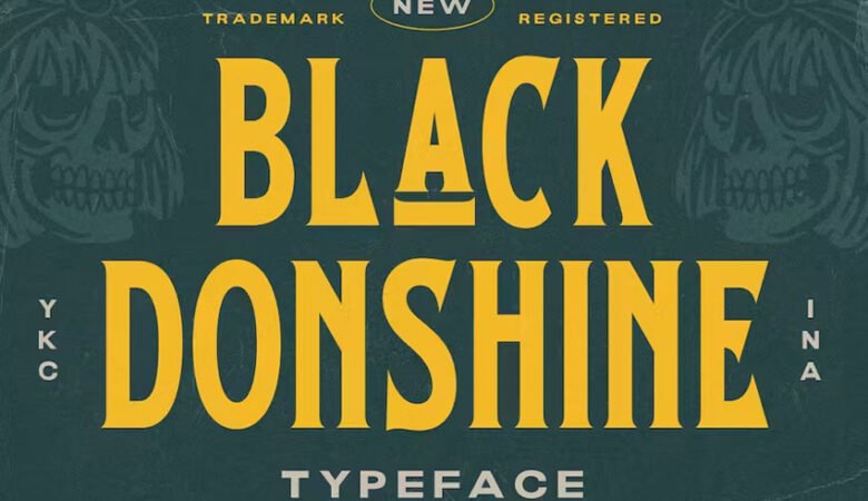 Black Donshine Font