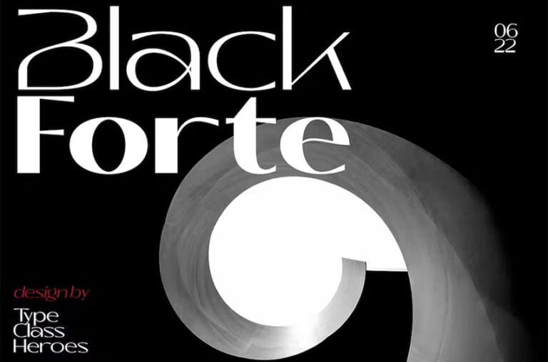 Black Forte Font - FreeDaFonts
