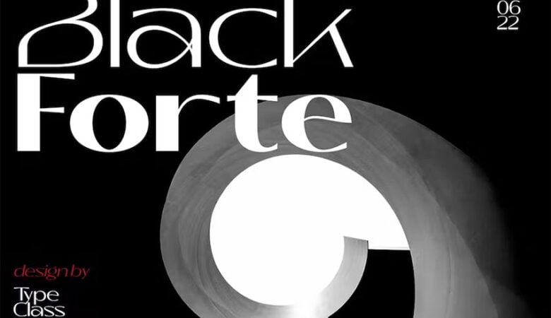 Black Forte Font