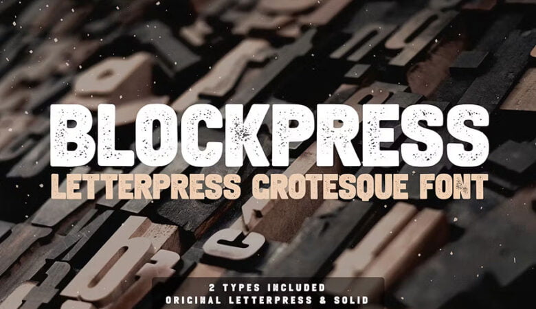 BlockPress Grotesque Font