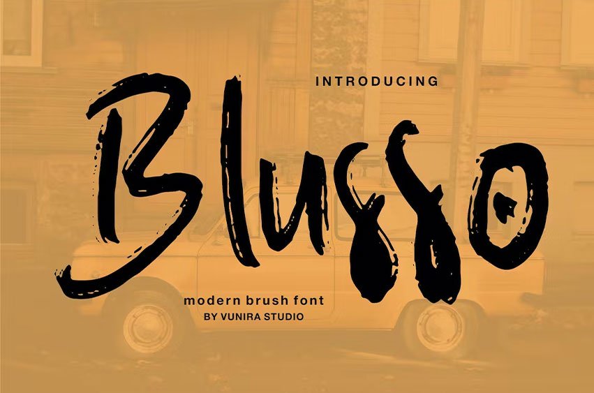 Blusso Font