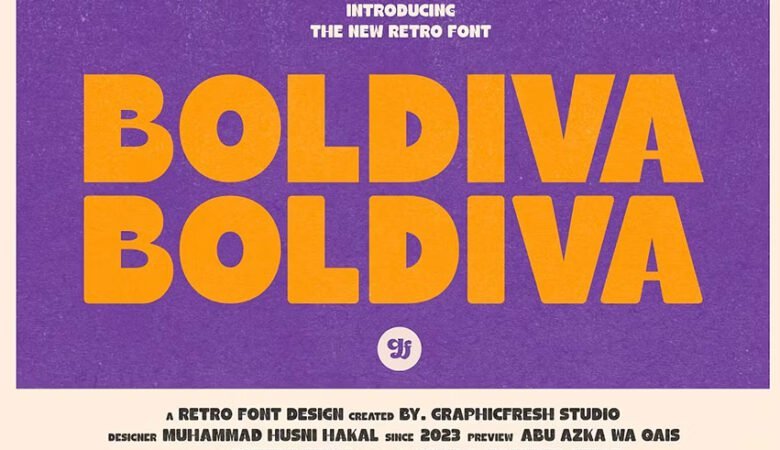 Boldiva Retro Font