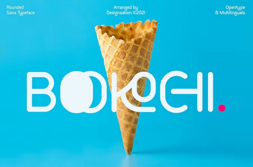 Bookochi Rounded Display Font