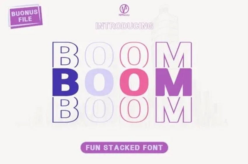 Boom Font