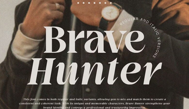 Brave Hunter Font