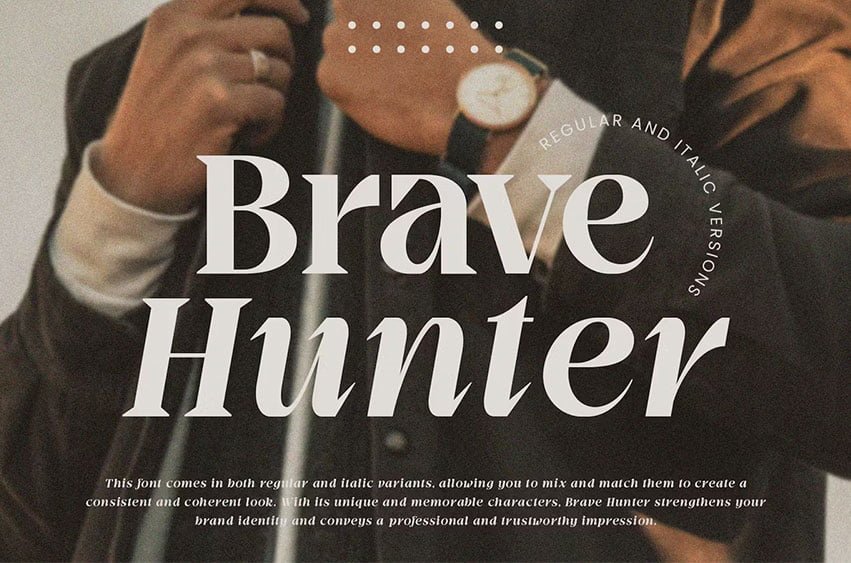 Brave Hunter Font