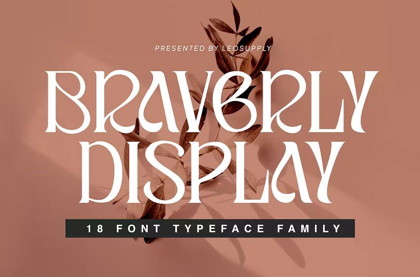 Braverly Display Font