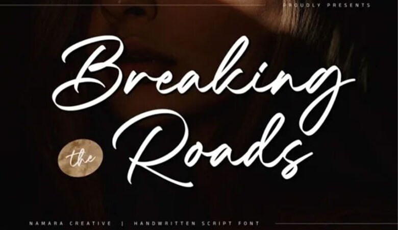 Breaking Road Font