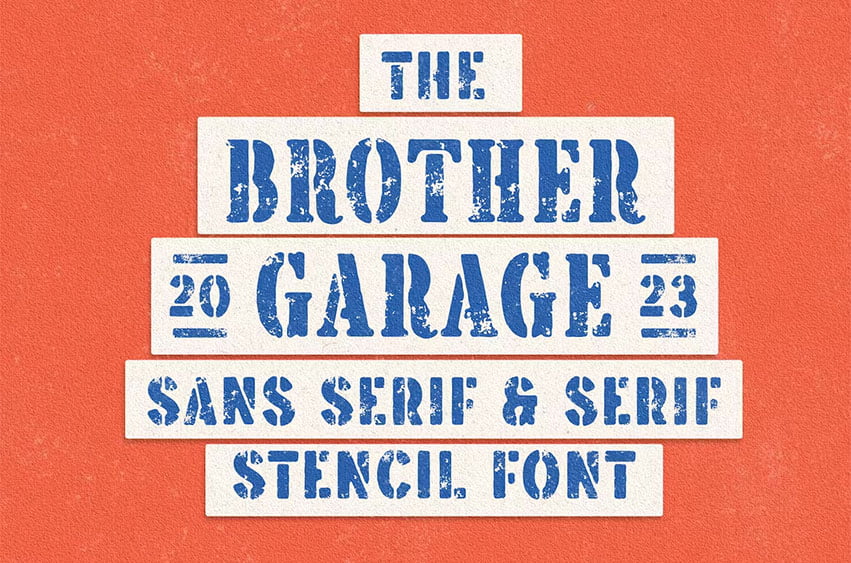 Brother Garage Font