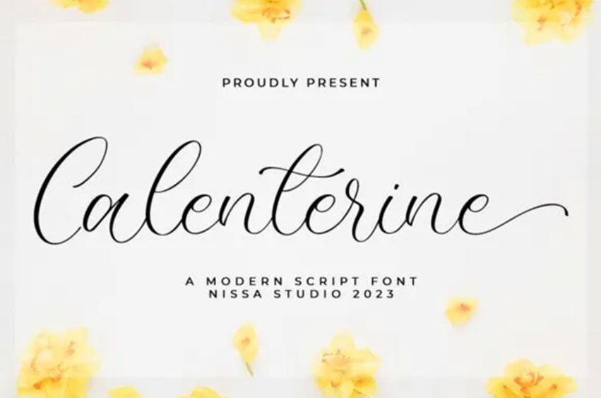 Calenterine Font