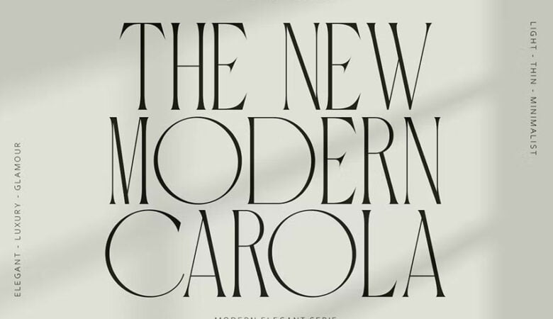 Carola Modern Serif Font