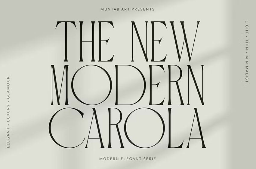 Carola Modern Serif Font