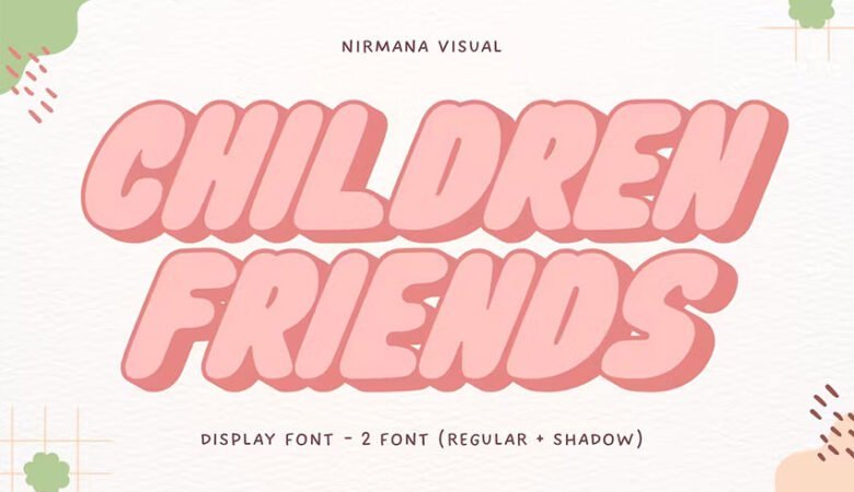Children Friends Font