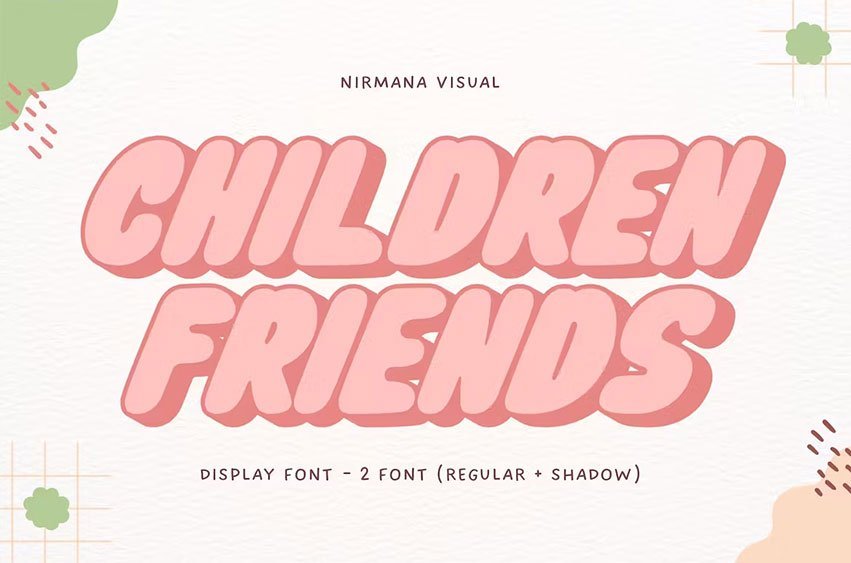Children Friends Font