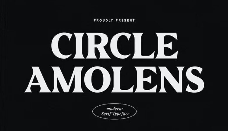 Circle Amolens Font