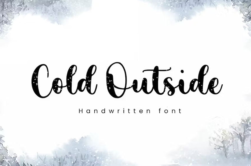 Cold Outside Font