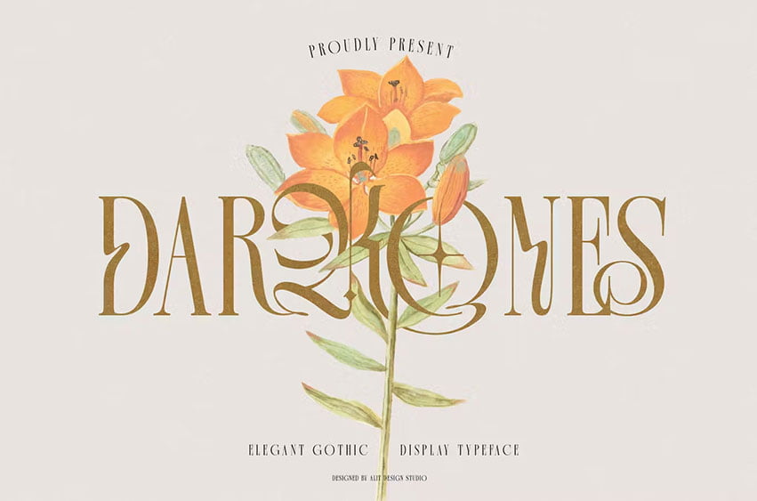 Darkones Typeface Font