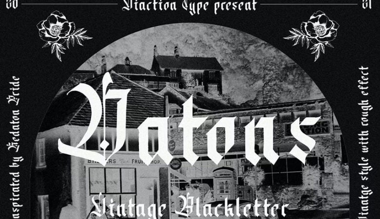 Datons Vintage Blackletter Font