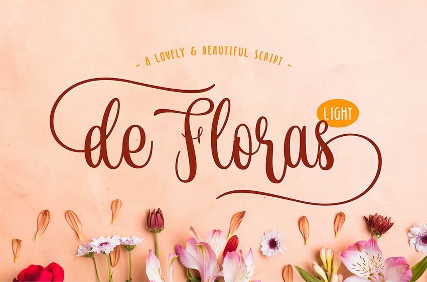 De Floras Light Font