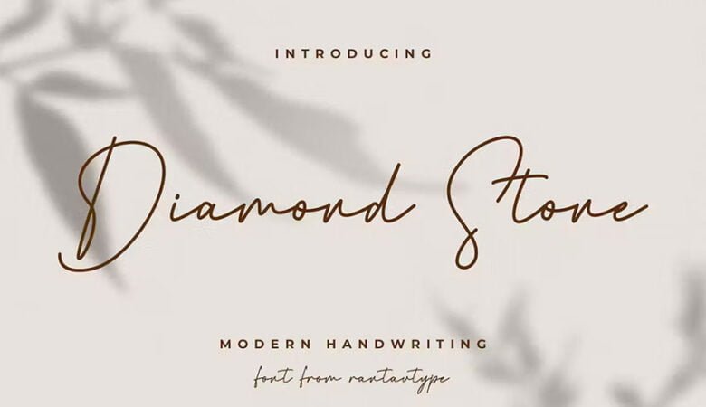 Diamond Stone Font