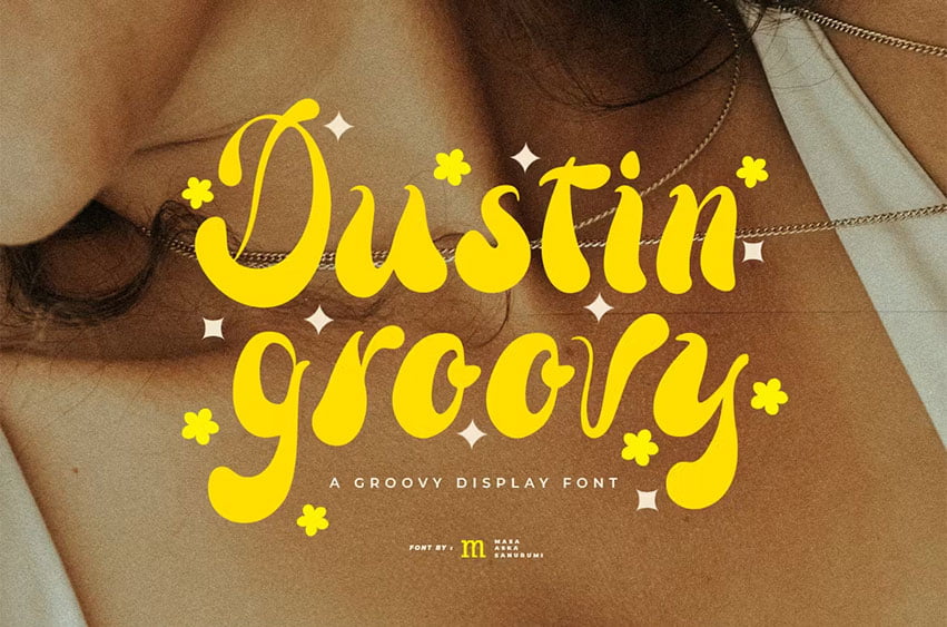 Dustin Groovy Font