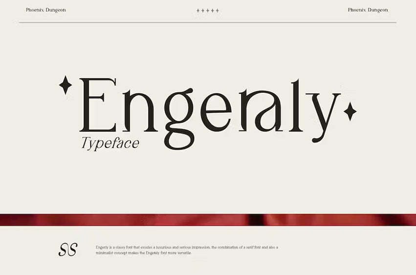 Engeraly Typeface Font