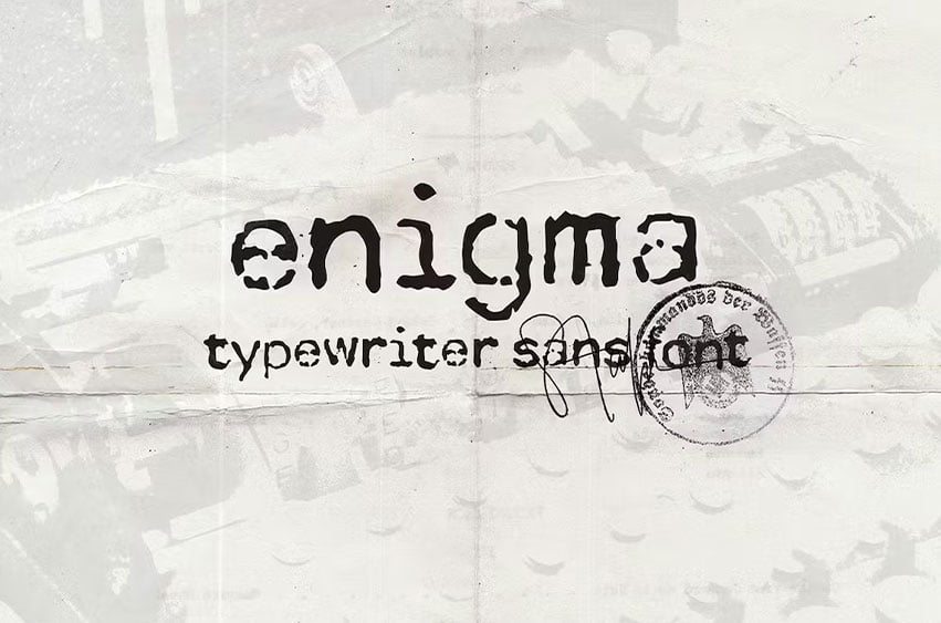 Enigma Font