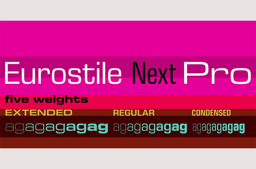 Eurostile Next Pro Font