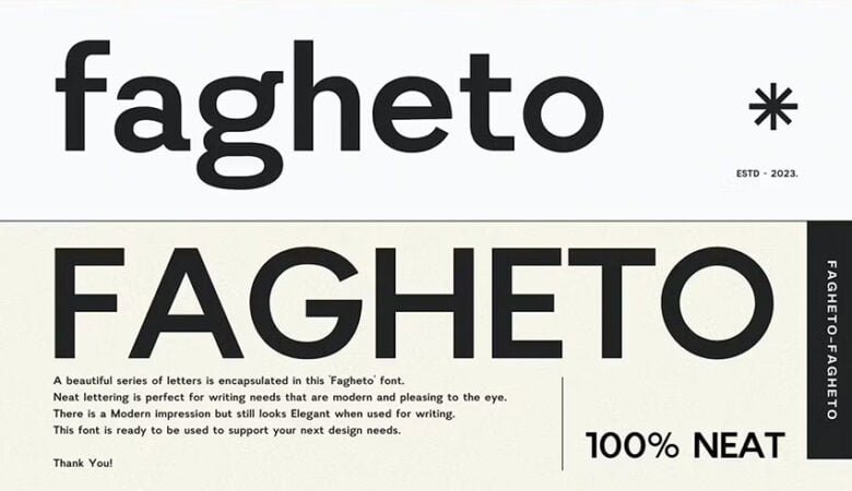 Fagheto Font