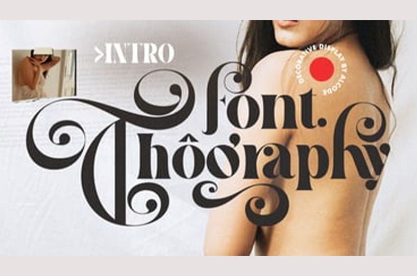 Font Thography Font