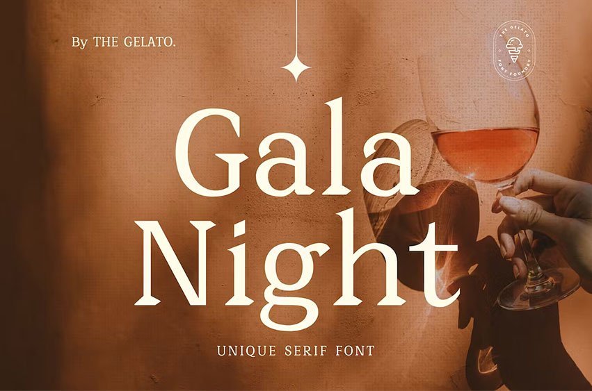 Gala Night Serif Font