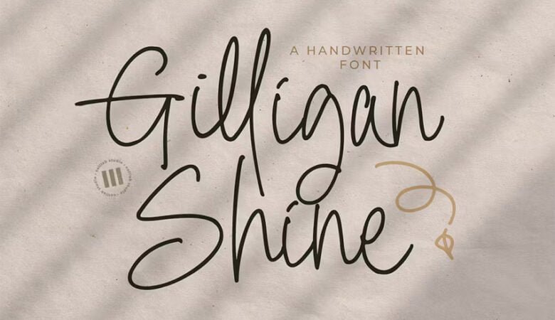 Gilligan Shine Font