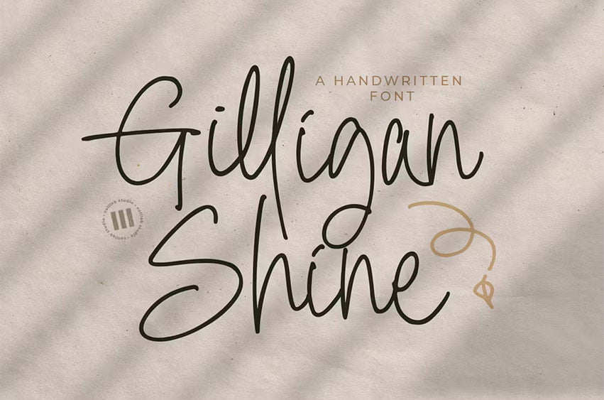 Gilligan Shine Font