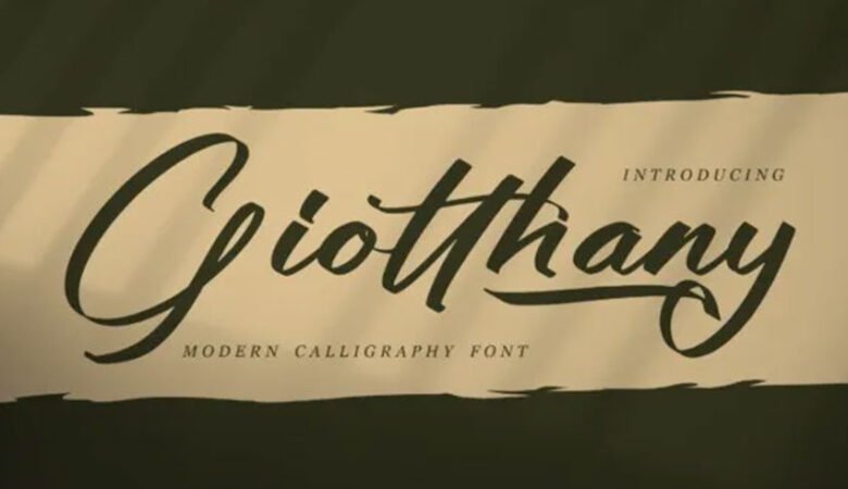 Giotthany Font