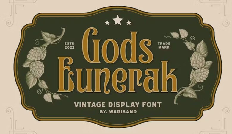 Gods Eunorak Vintage Font