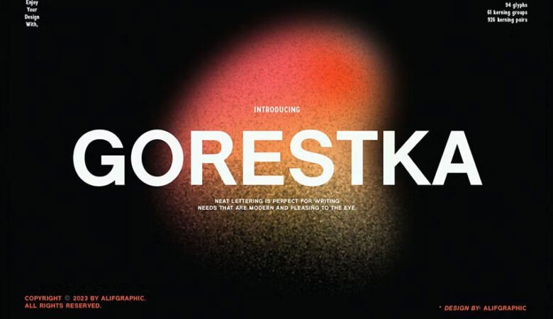 Gorestka Font