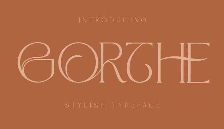 Gorthe Stylish Typeface Font