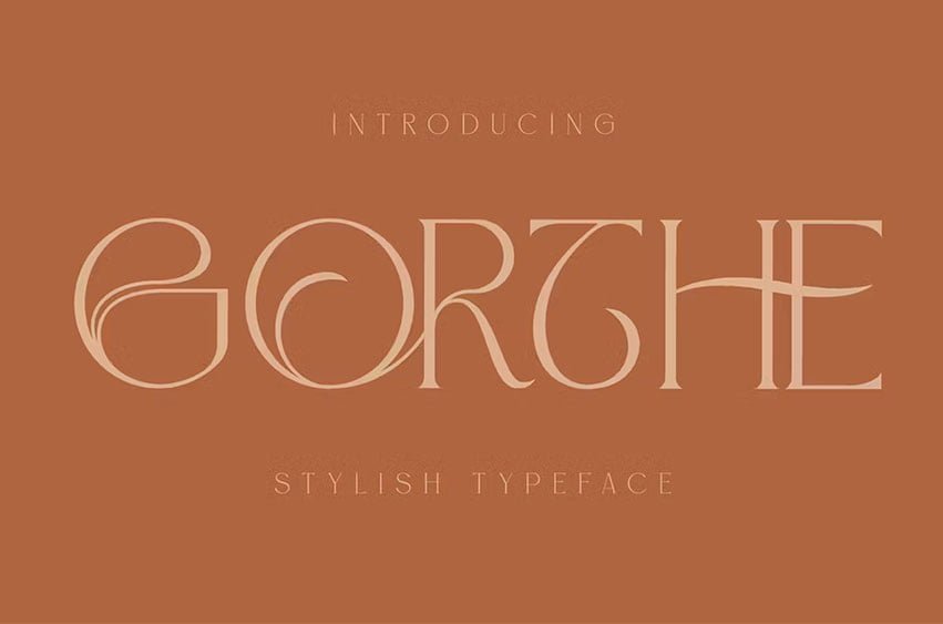 Gorthe Stylish Typeface Font