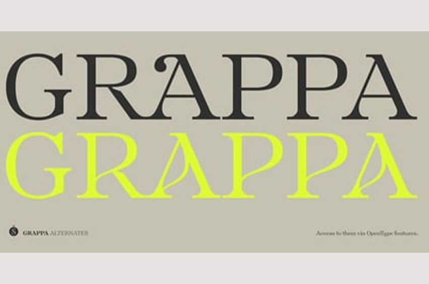 Grappa Font Family