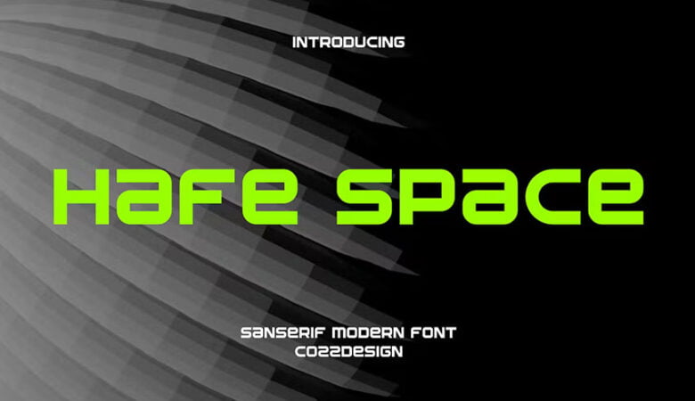 HafeSpace Modern Font