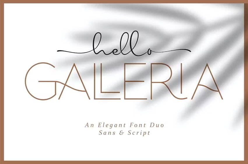 Hello Galleria Font
